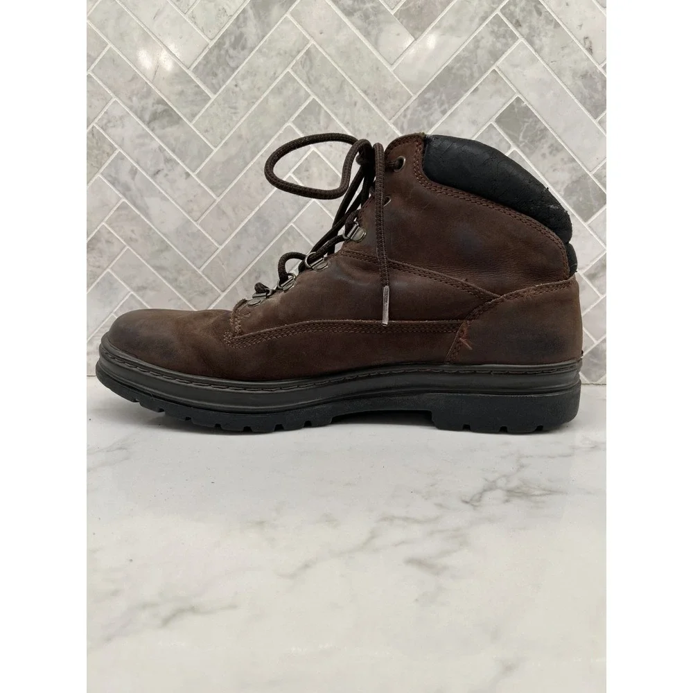 Timberland Euro Hiker Gore Tex Boots Mens 12 Brown Leather Outdoor Lace Up 61071
